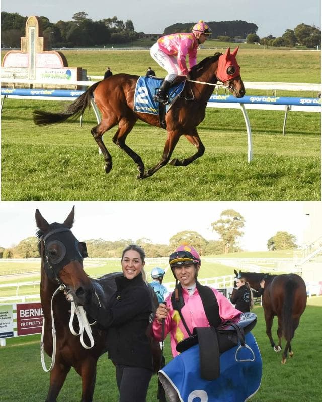 Hard Leaf Romps Home at the Mount